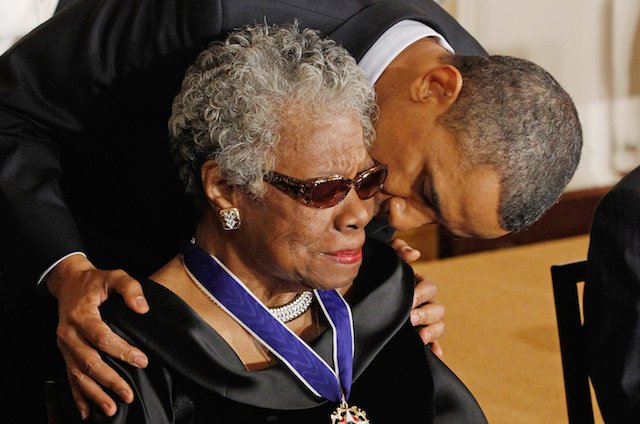 Dr. Angelou Received the Presidential Medal of Freedom From President Obama in 2011.