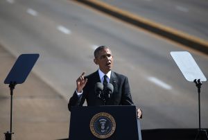 President Obama Makes Speech In Selma March 2015