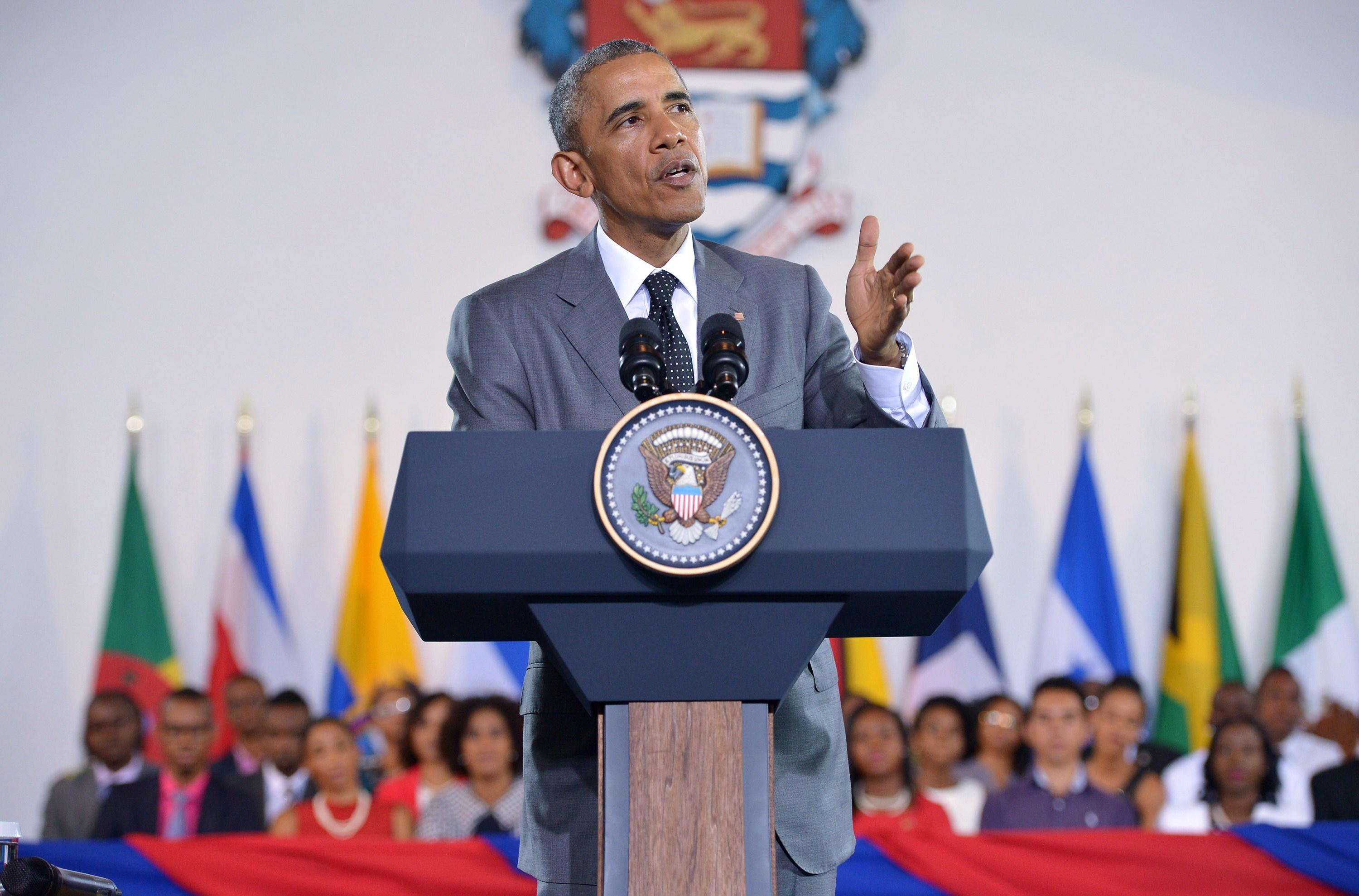 President Obama in Jamaica