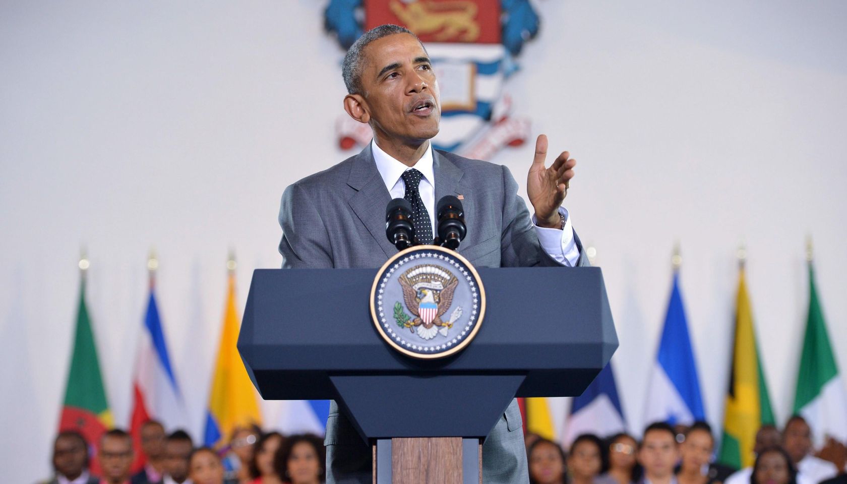 President Obama in Jamaica
