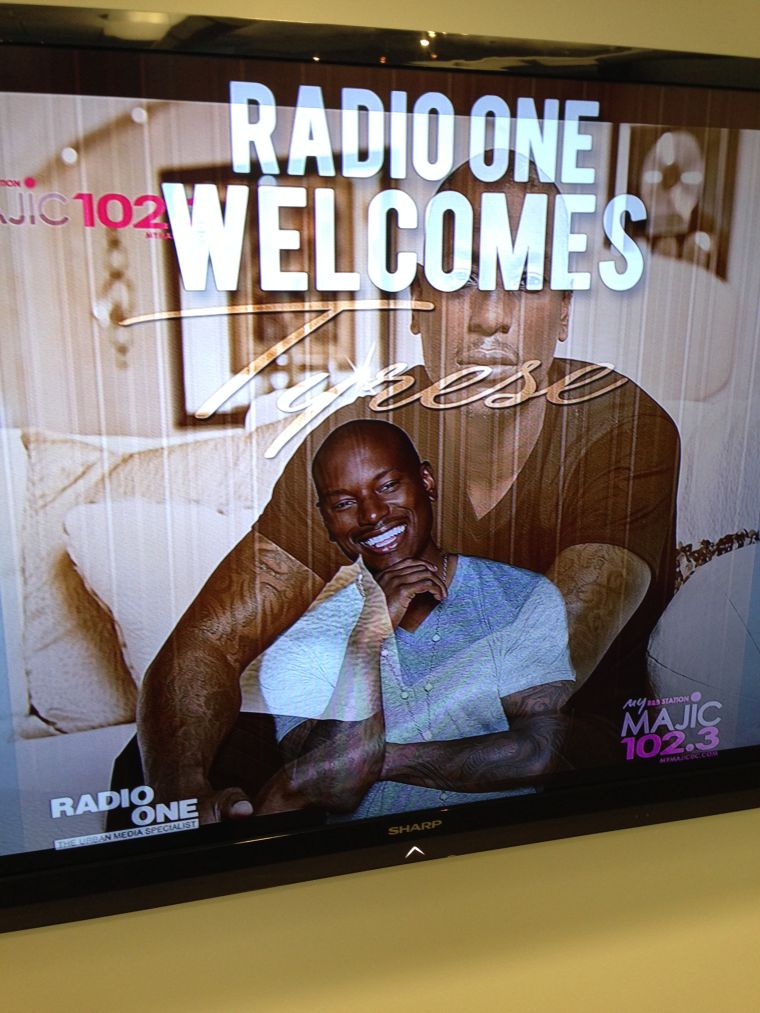 Radio One Welcomes Tyrese