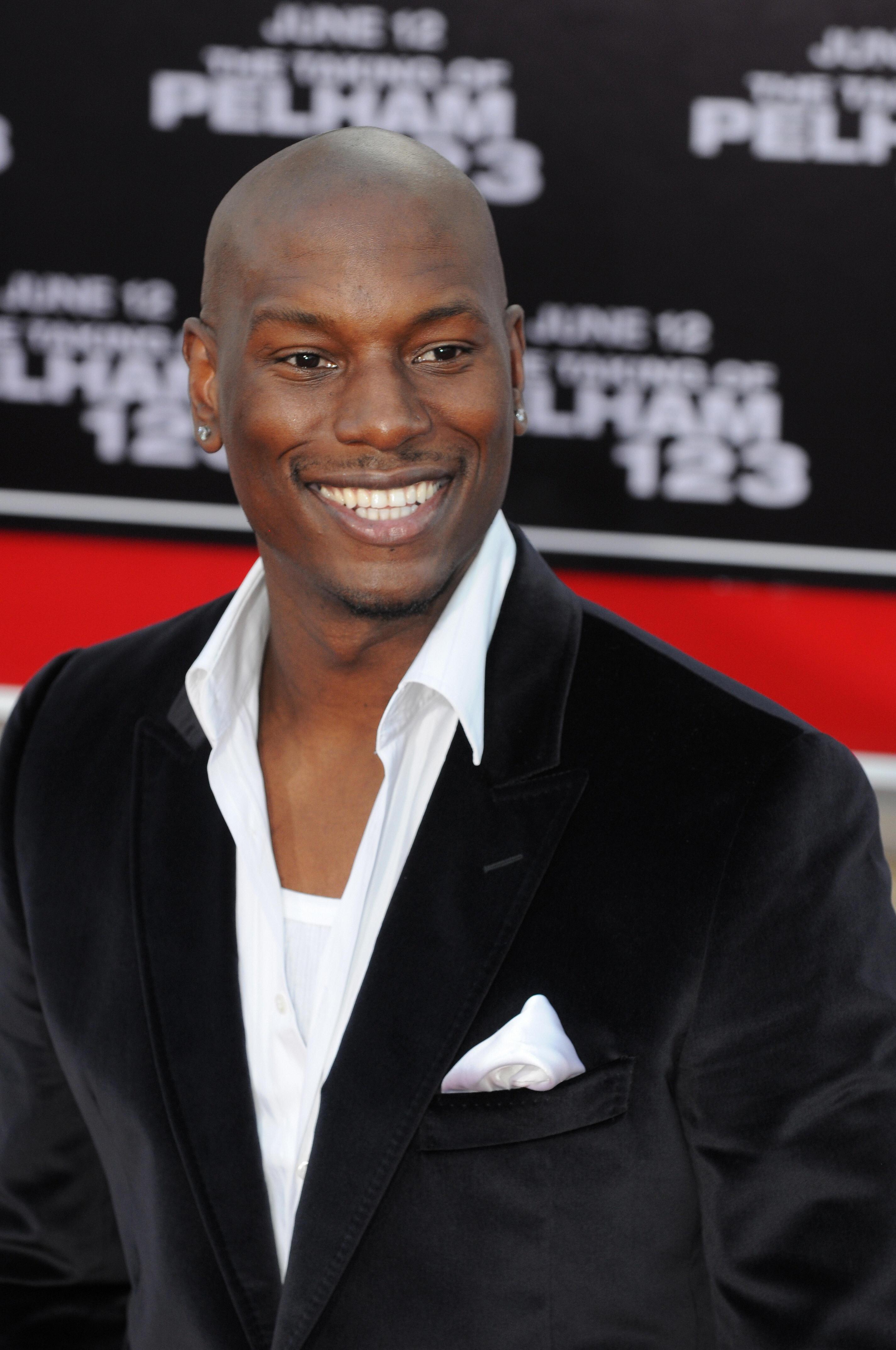 Actor and rap music artist Tyrese Gibson