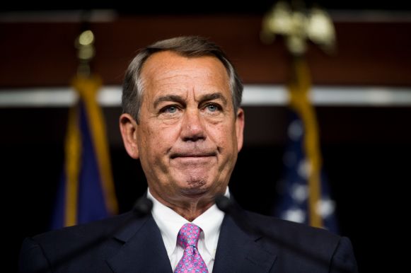 Speaker of the House John Boehner...