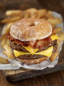 Glazed Donut Bacon Cheeseburger