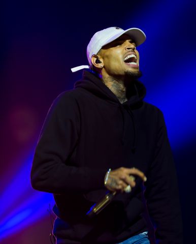 Chris Brown Performs in Concert in Oslo