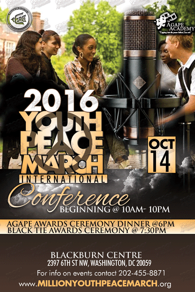 REl 2016 Million Youth Peace March & Conference