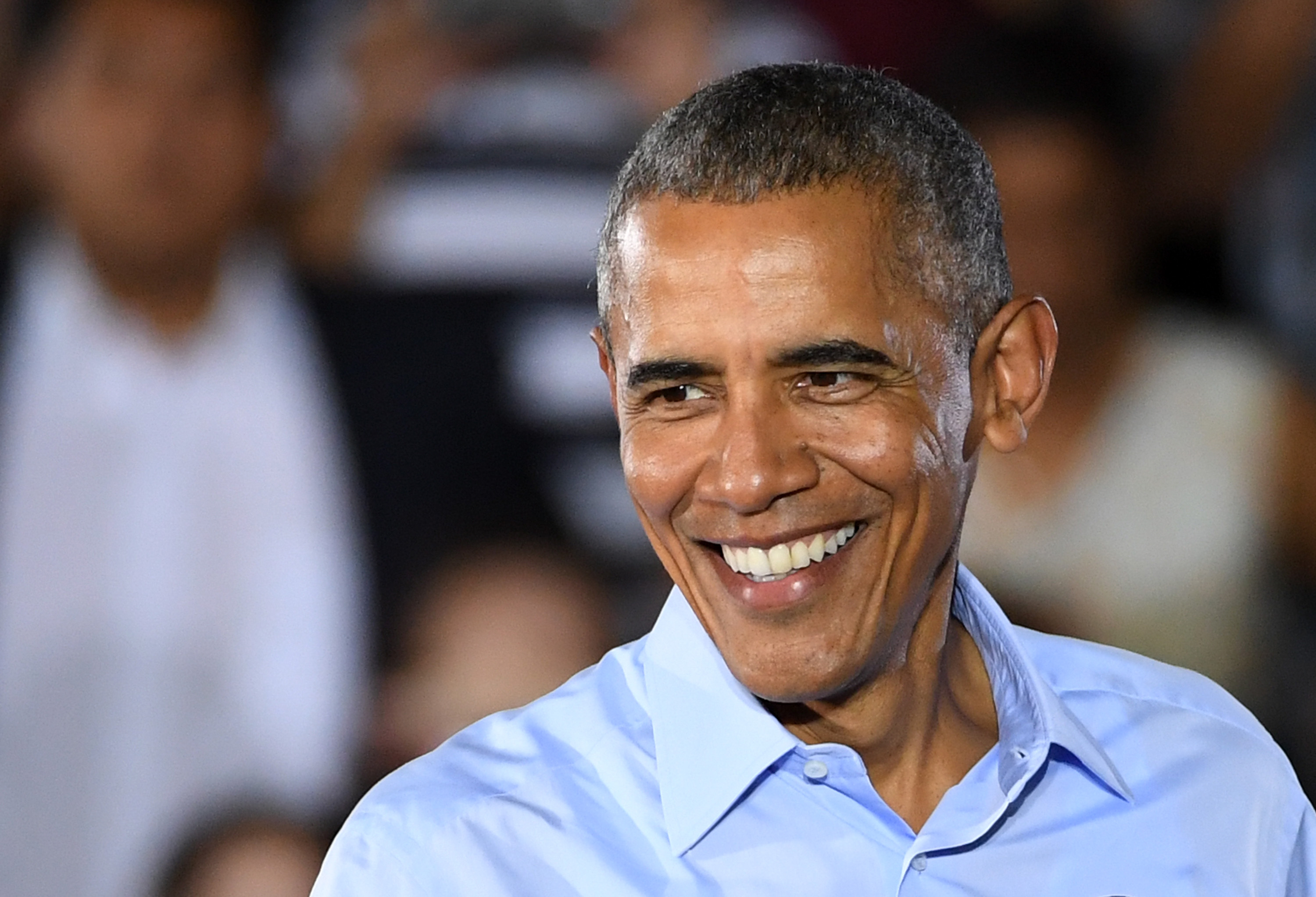 President Obama Campaigns For Hillary Clinton In Las Vegas Area