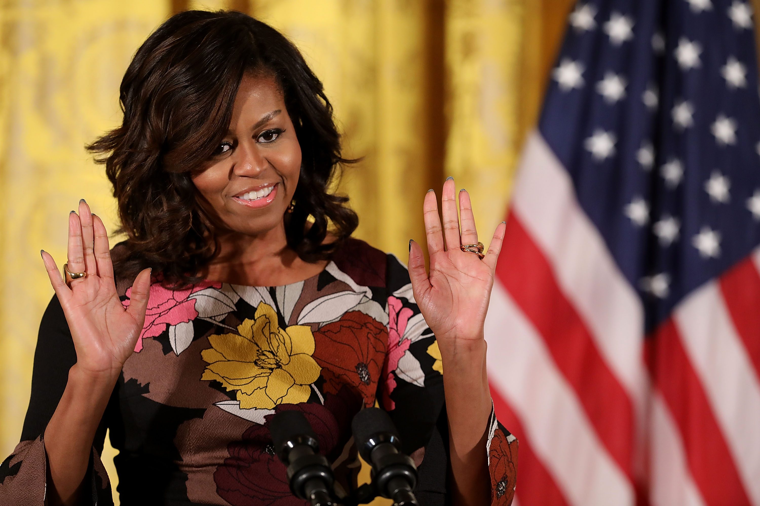 Michelle Obama Addresses White House's Veterans Homelessness Summit