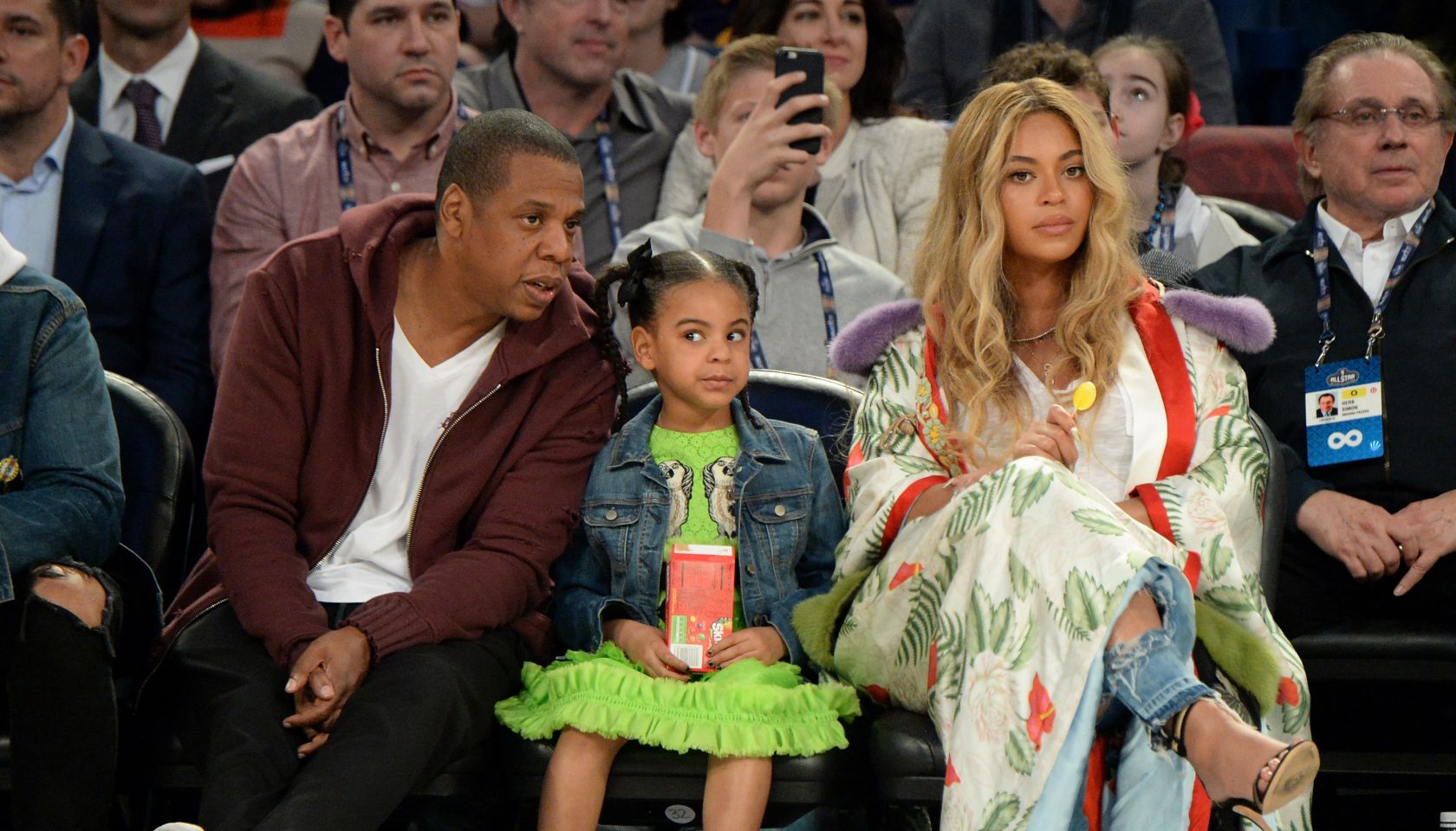 Celebrities Attend The 66th NBA All-Star Game