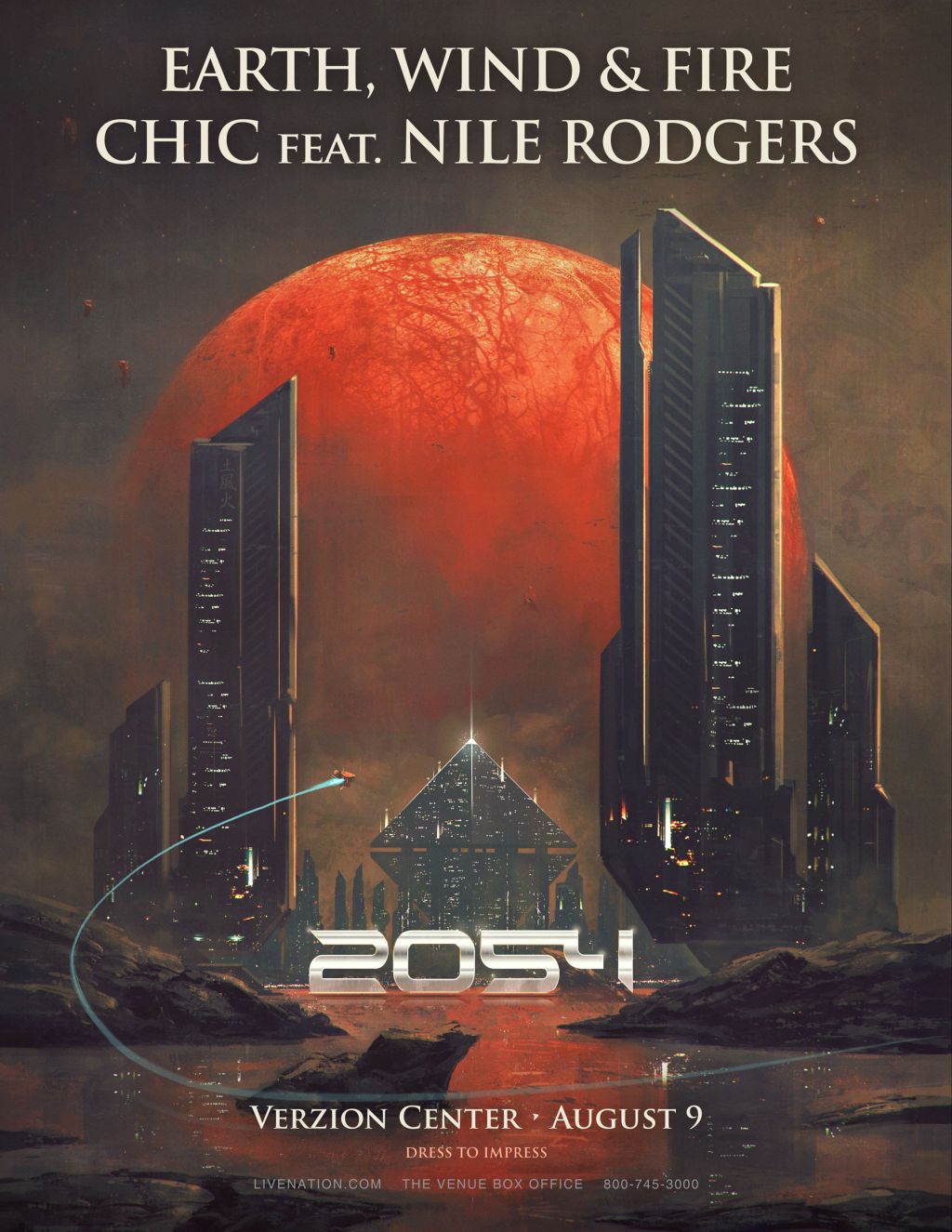 Earth, Wind & Fire and CHIC featuring Nile Rodgers