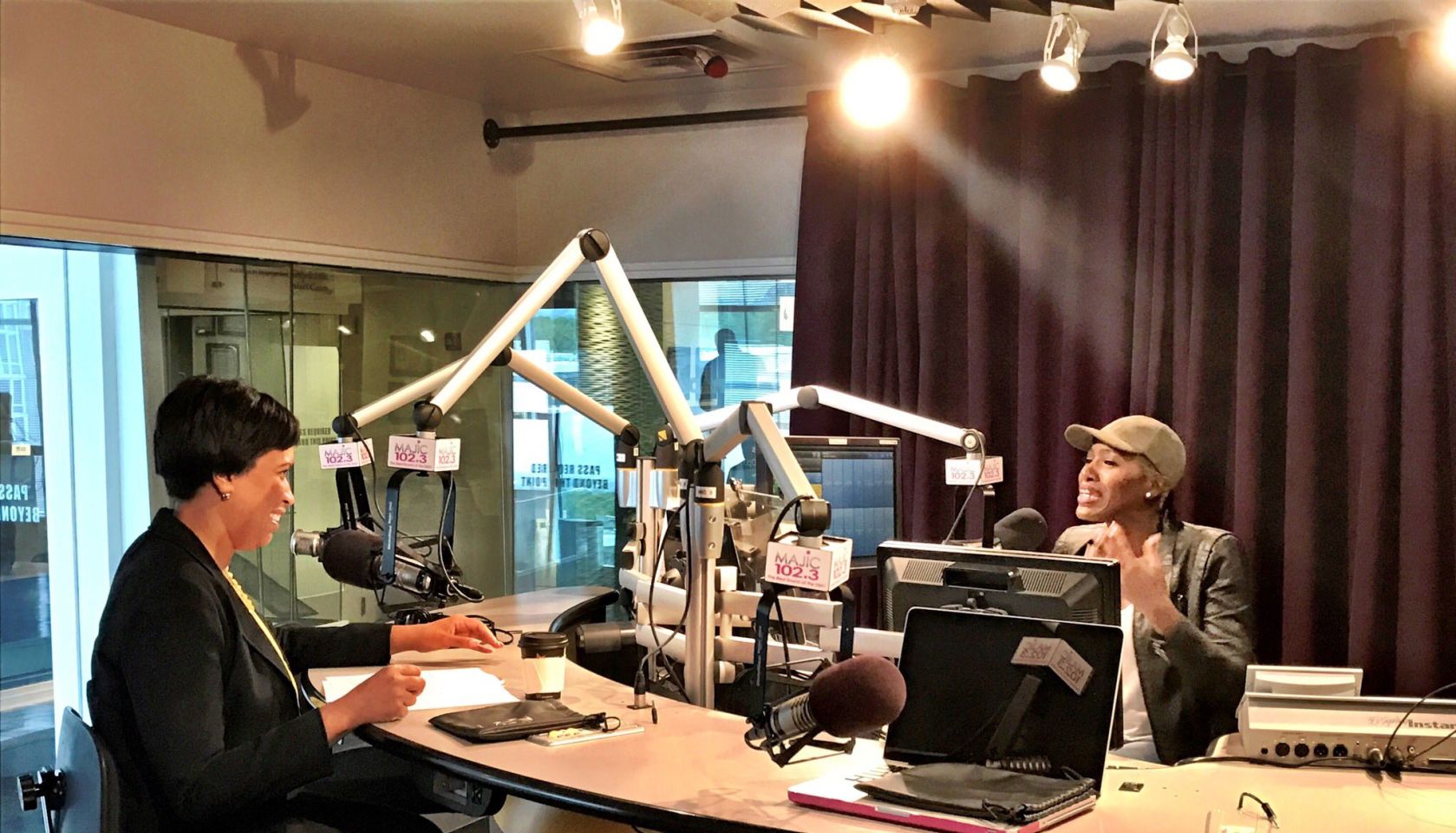 Mayor Muriel Bowser With Vic Jagger