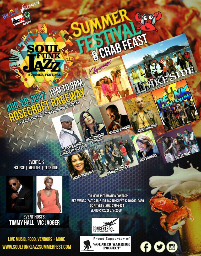 Soul Funk Jazz Summer Festival and Crab Feast