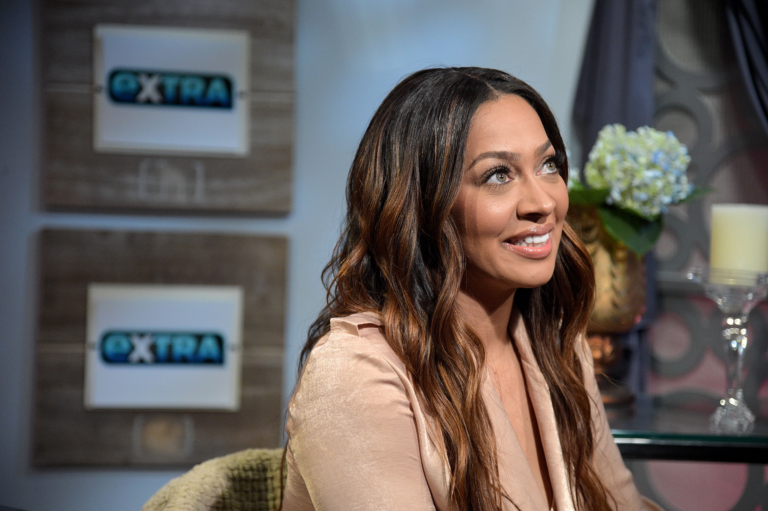 Lala Anthony Visits 'Extra'