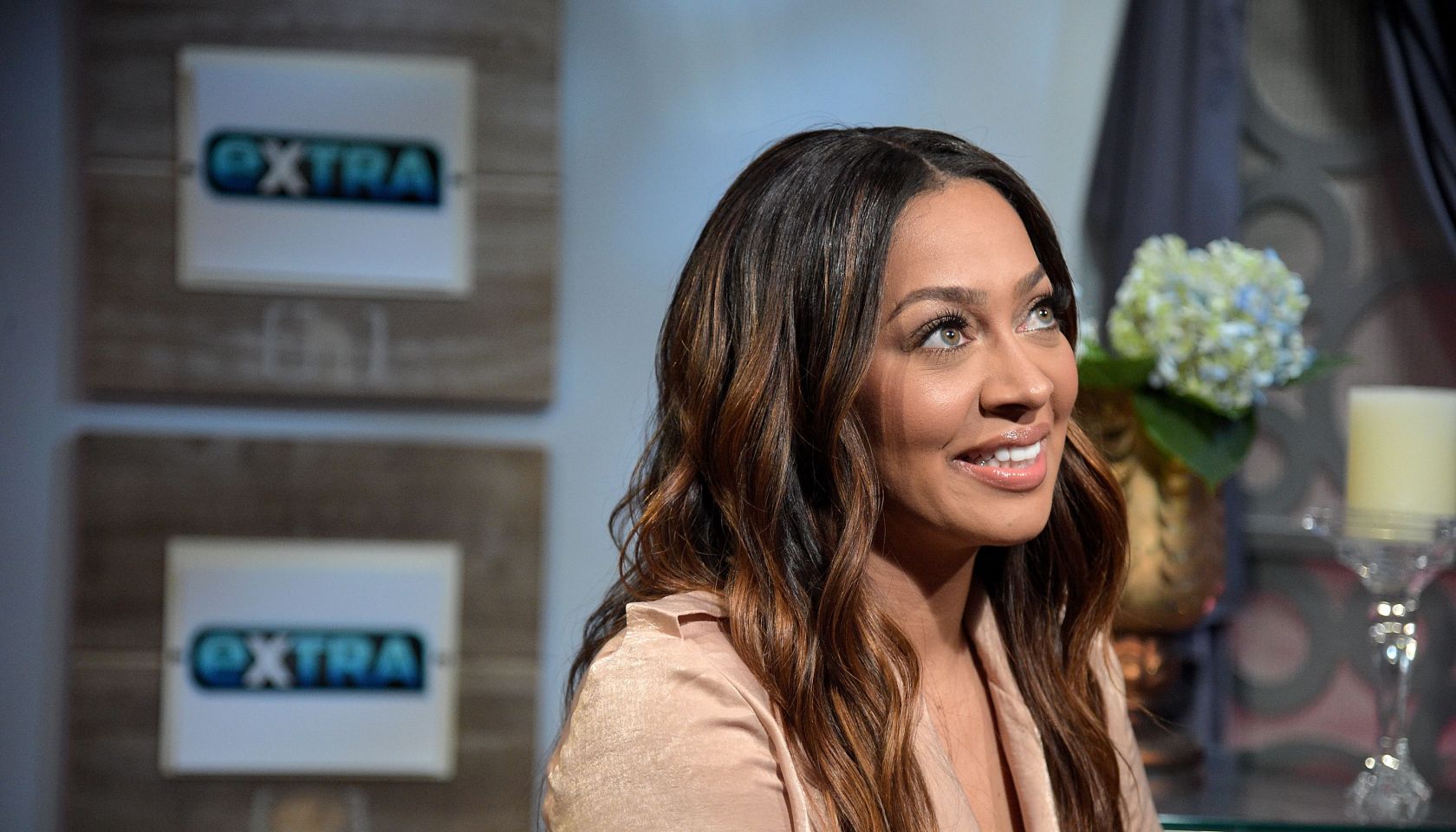 Lala Anthony Visits 'Extra'