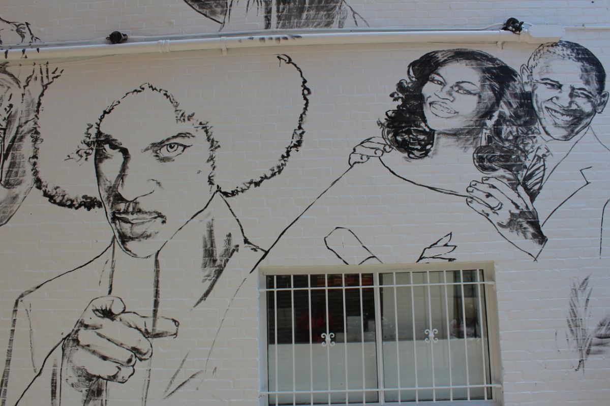 Stars Shine On Ben's Chili Bowl Mural