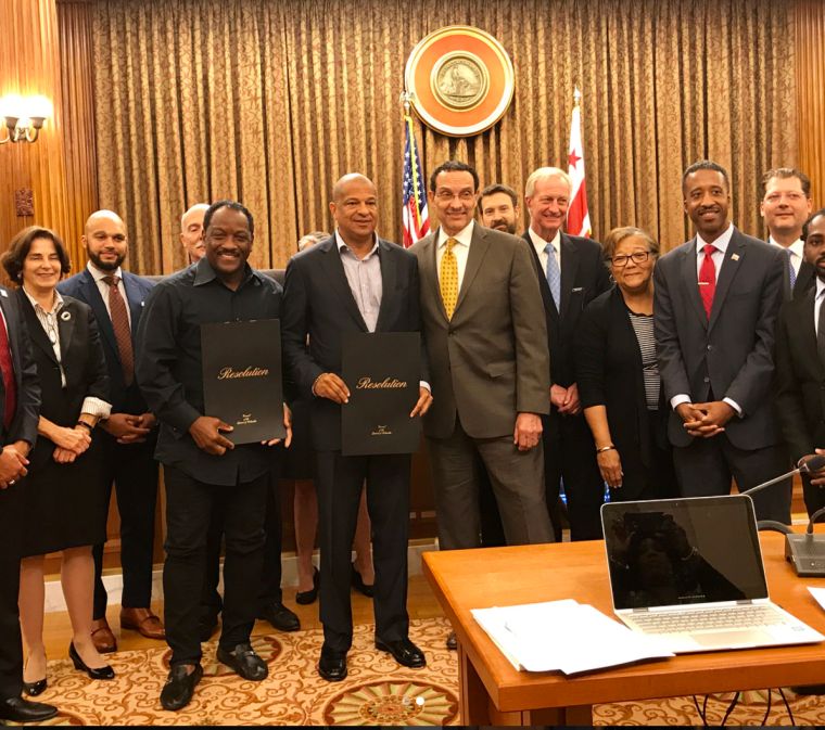 Donnie Simpson & Alfred Liggins Receive DC Resolutions