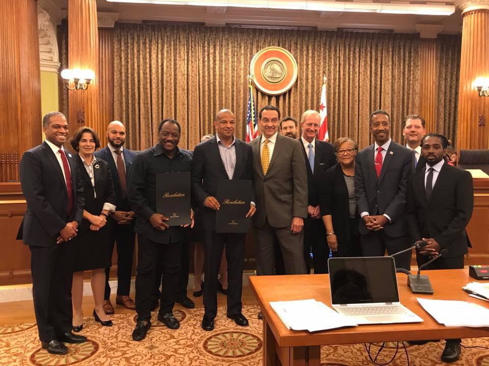 Donnie Simpson & Alfred C. Liggins Receive D.C. Resolutions