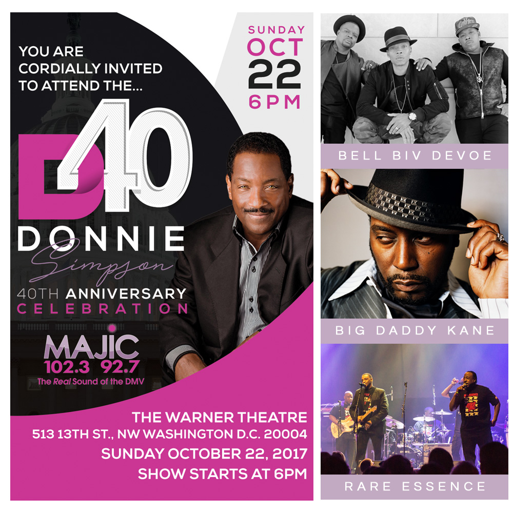 Donnie Simpson 40 Performers
