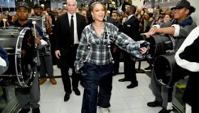 Rihanna Hosts Pep Rally To Celebrate Launch Of The AW17 FENTY PUMA By Rihanna Collection At Bloomingdales On 59th Street