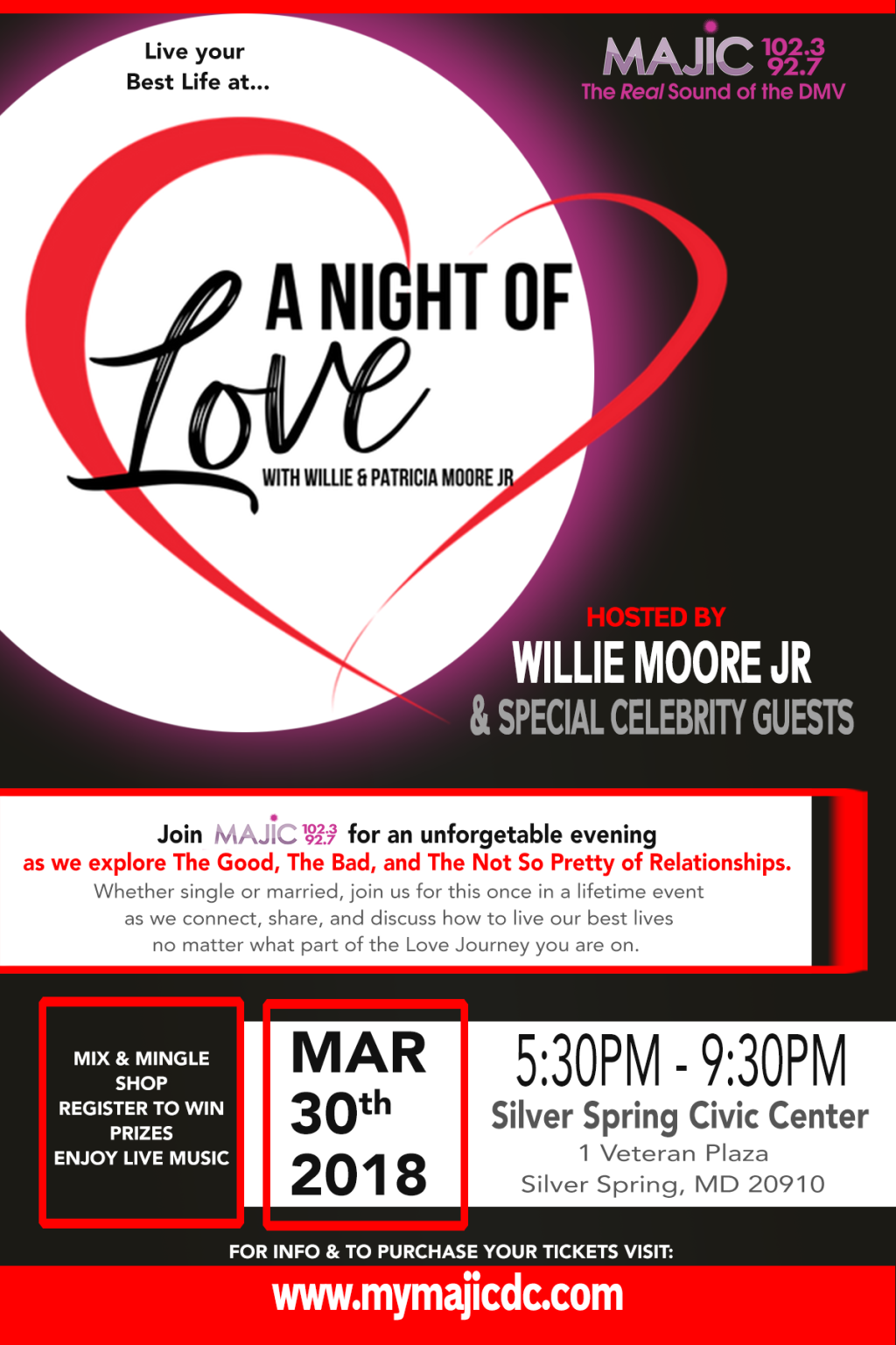 "A Night Of Love" With Willie & Patricia Moore Jr