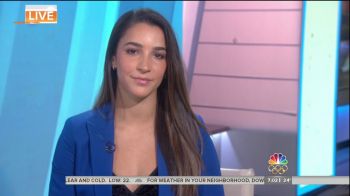 Aly Raisman during an appearance on NBC's 'Today Show'