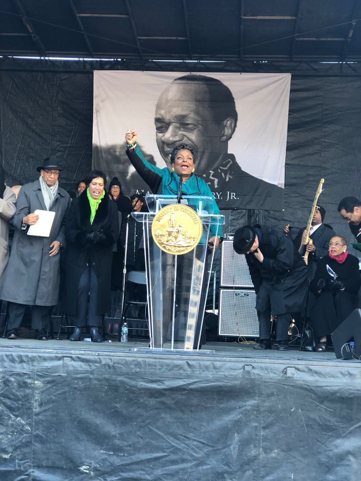 Marion Barry Statue Unveiling