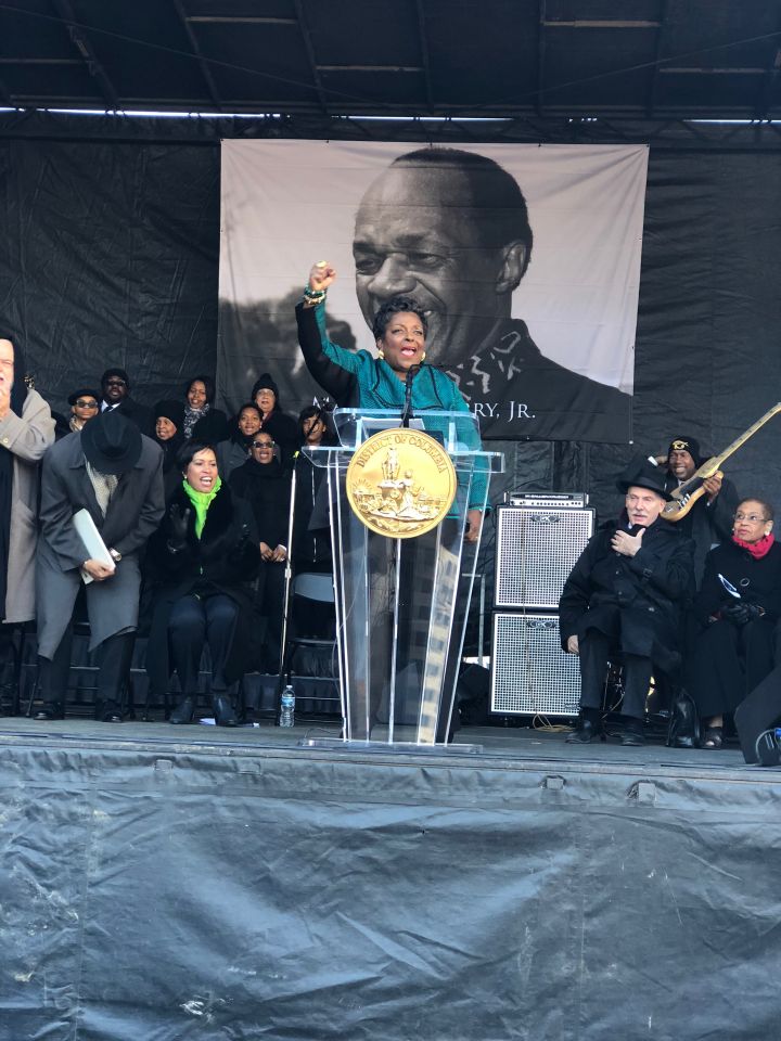 Marion Barry Statue Unveiling