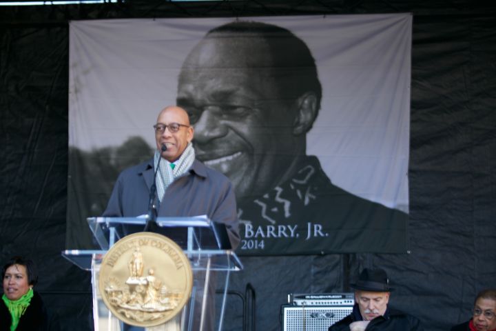 Marion Barry Statue Unveiling