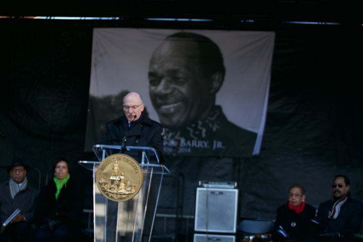 Marion Barry Statue Unveiling