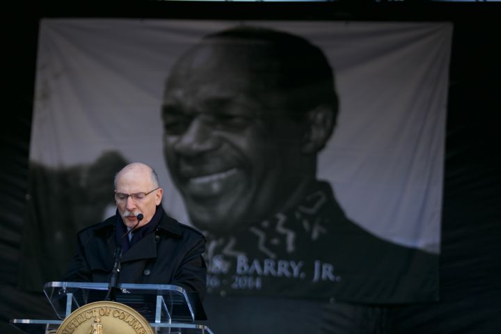 Marion Barry Statue Unveiling