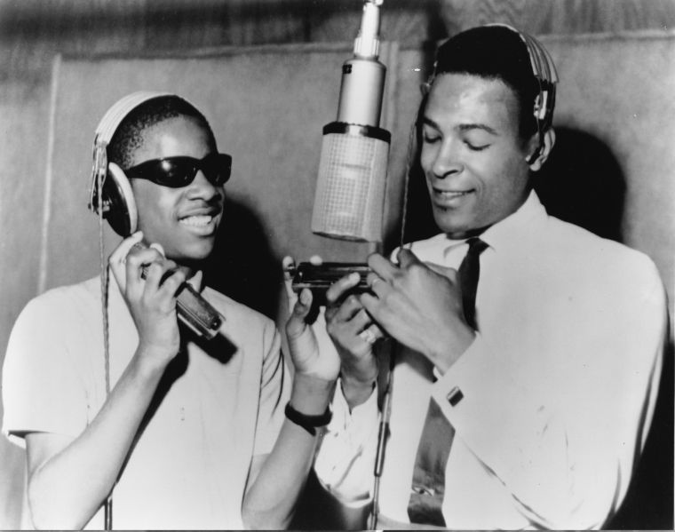 Stevie Wonder And Marvin Gaye