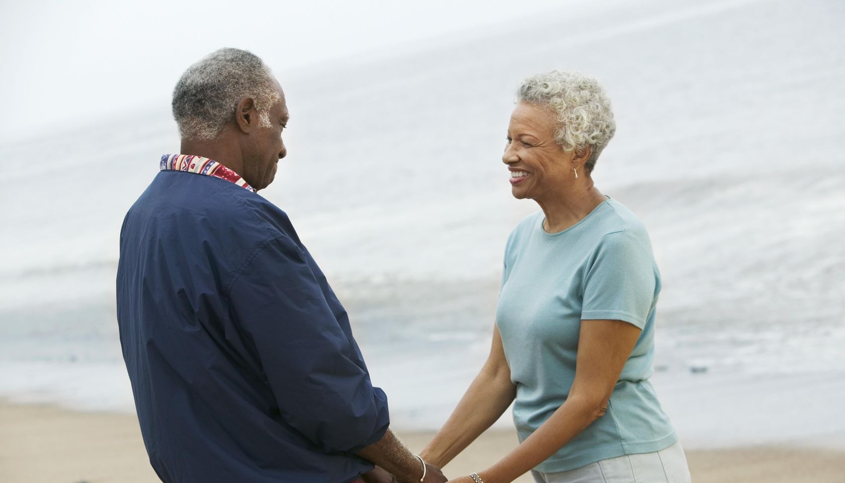 Couple in Love and at Beach