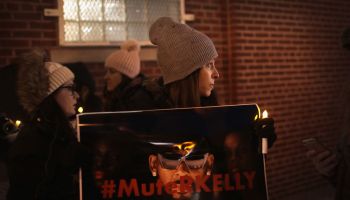 Protestors Rally In Support Of Sex Abuse Survivors At R Kelly's Chicago Studios