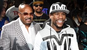 Floyd Mayweather Jr. v Manny Pacquiao - Mayweather Arrival