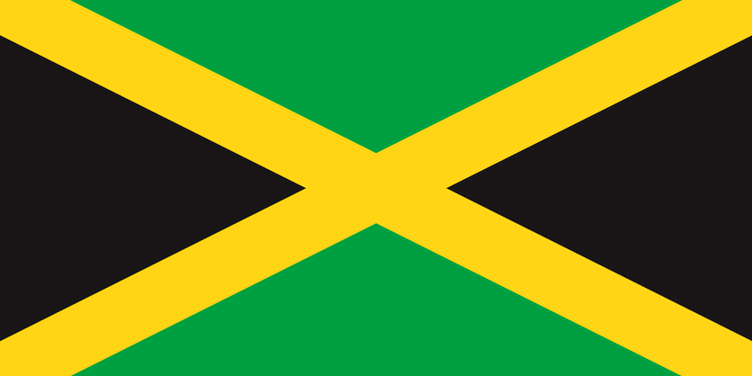 Jamaica Caribbean Flag