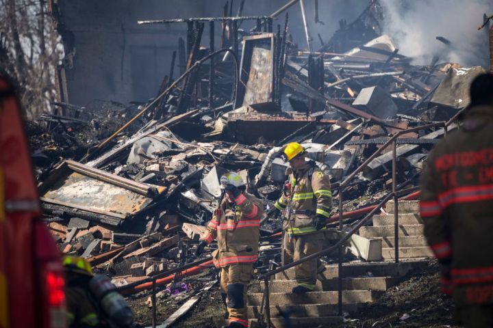 Emergency Crews Respond To Explosion At Silver Spring Apartment Complex