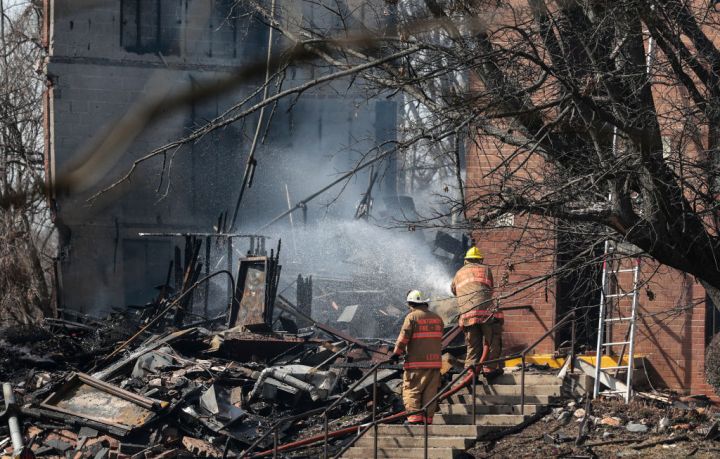 Emergency Crews Respond To Explosion At Silver Spring Apartment Complex