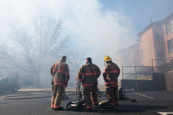 Emergency Crews Respond To Explosion At Silver Spring Apartment Complex