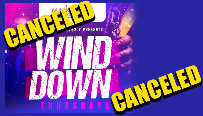 Wind Down Thursdays - Cancelled