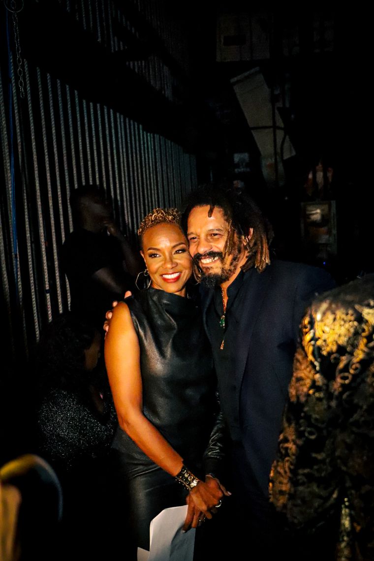 MC Lyte & Rohan Marley at the 2023 Juneteenth Honors