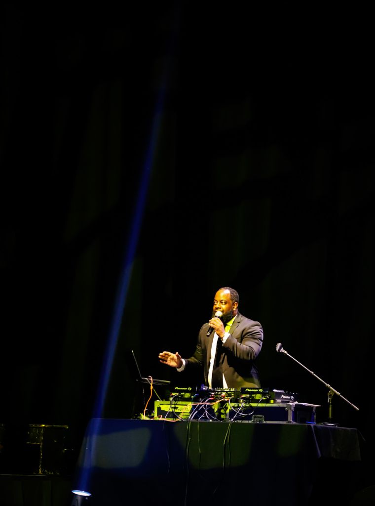 DJ 5'9 at the 2023 Juneteenth Honors