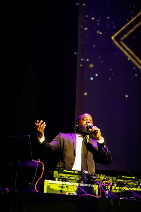 DJ 5'9 at the 2023 Juneteenth Honors