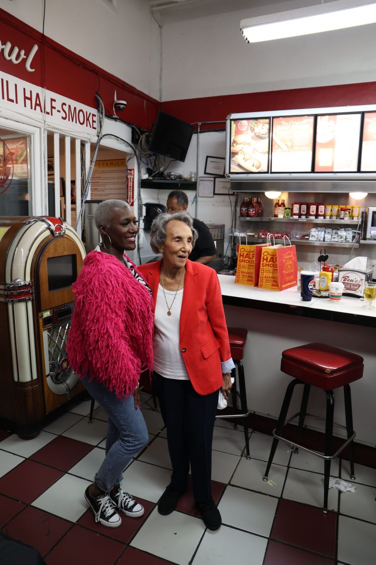 Vic Jagger & Huggy Lowdown at Ben's Chili Bowl
