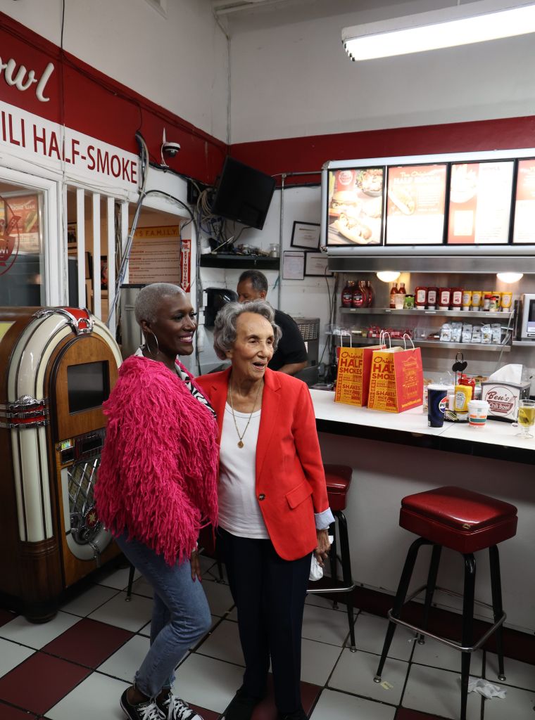 Vic Jagger & Huggy Lowdown at Ben's Chili Bowl