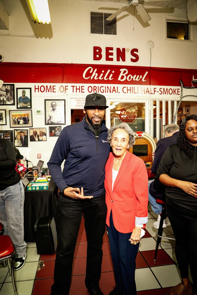 Vic Jagger & Huggy Lowdown at Ben's Chili Bowl