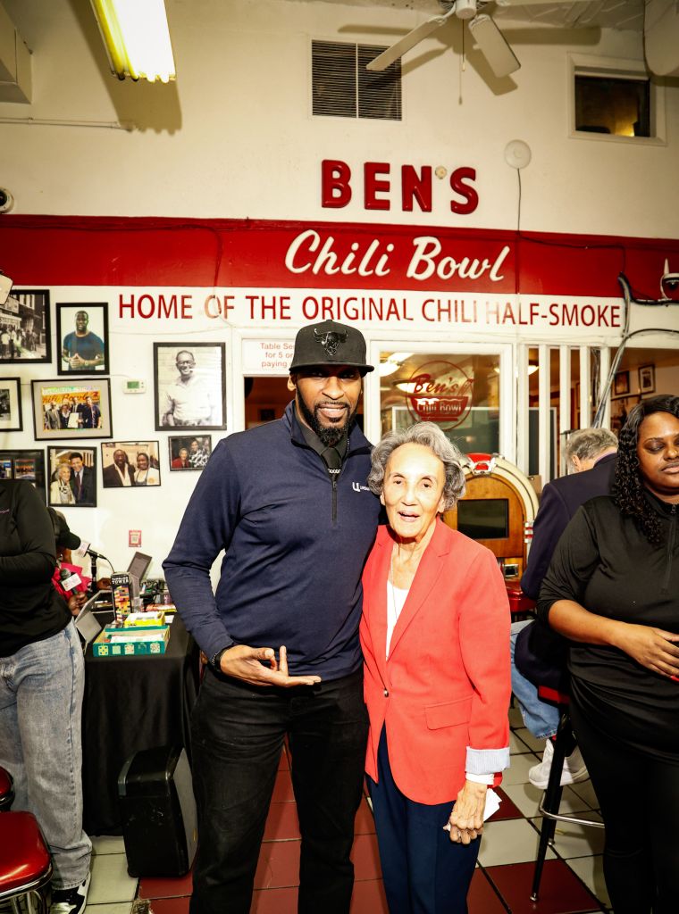 Vic Jagger & Huggy Lowdown at Ben's Chili Bowl
