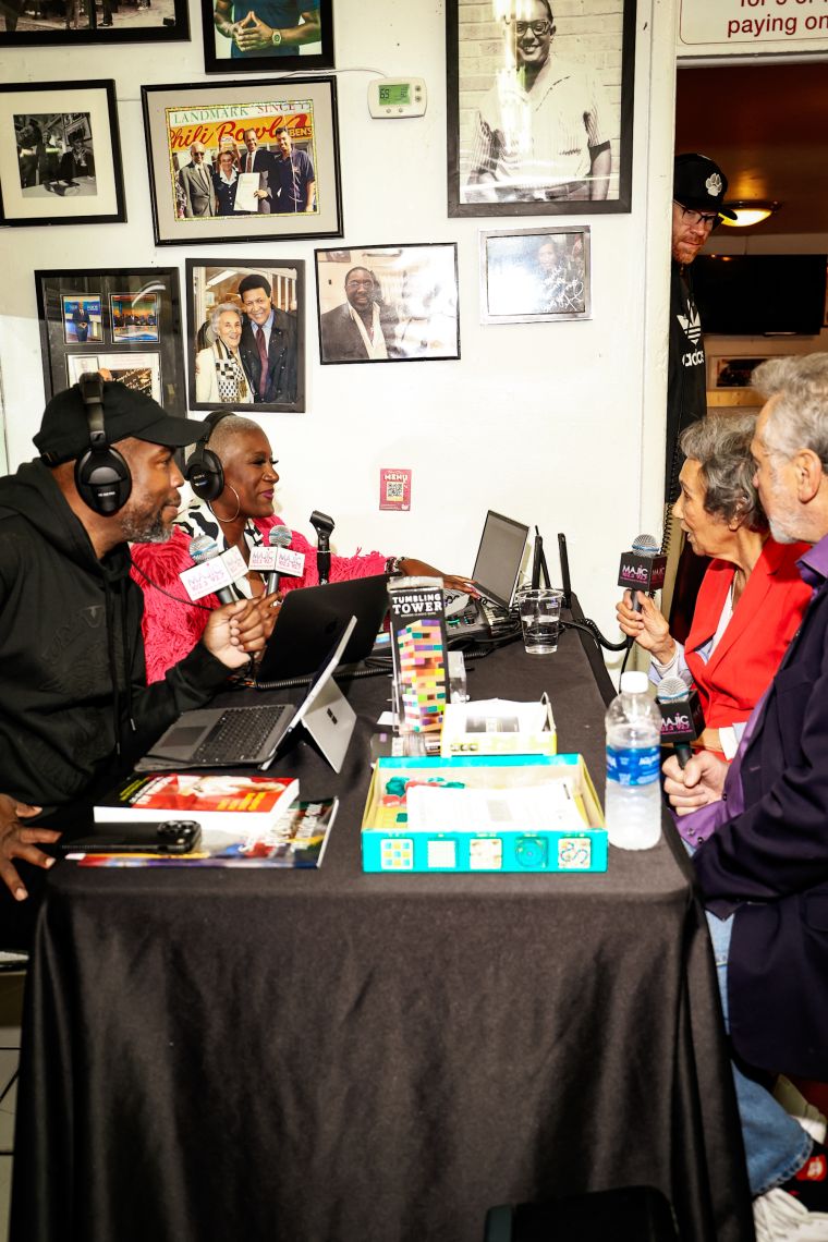 Vic Jagger & Huggy Lowdown at Ben's Chili Bowl