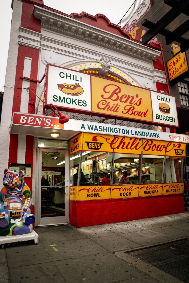 Vic Jagger & Huggy Lowdown at Ben's Chili Bowl