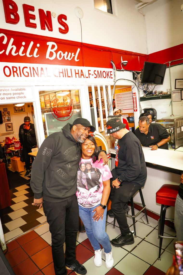 Vic Jagger & Huggy Lowdown at Ben's Chili Bowl