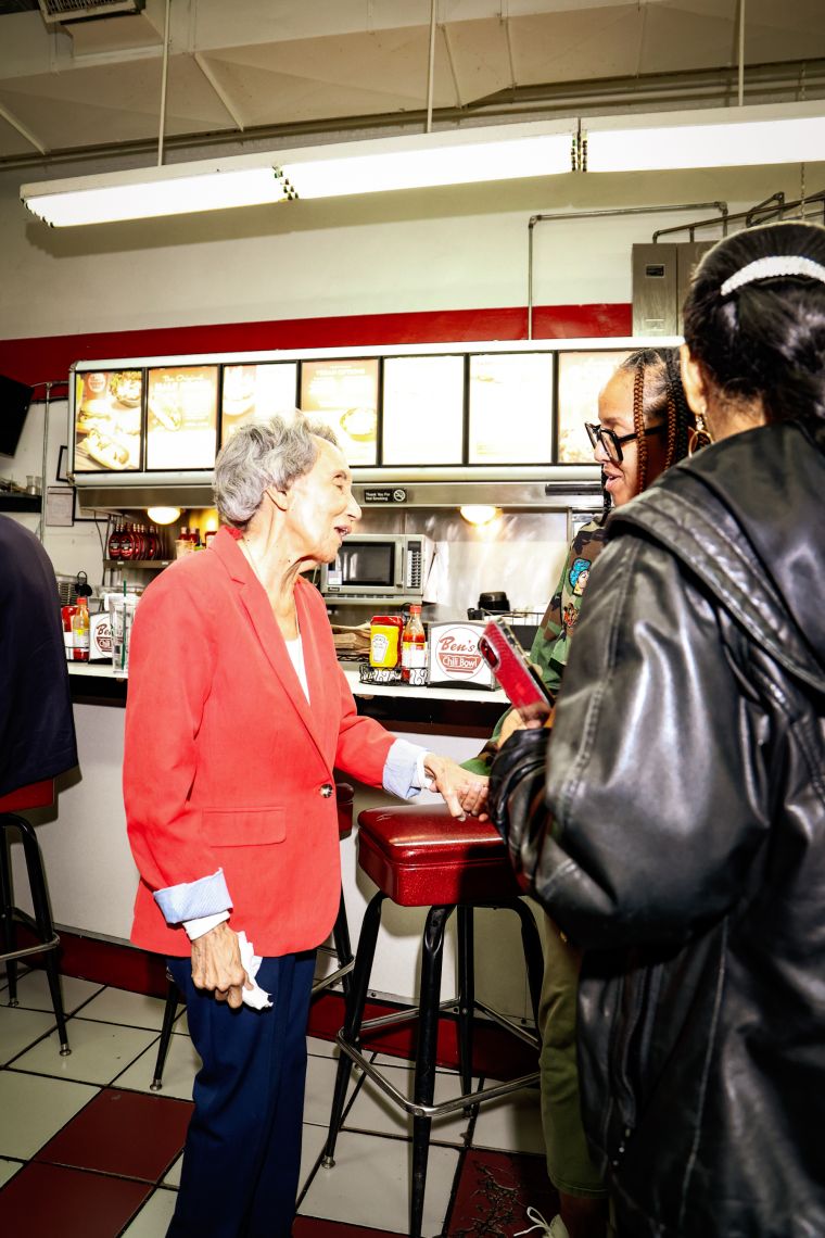 Vic Jagger & Huggy Lowdown at Ben's Chili Bowl